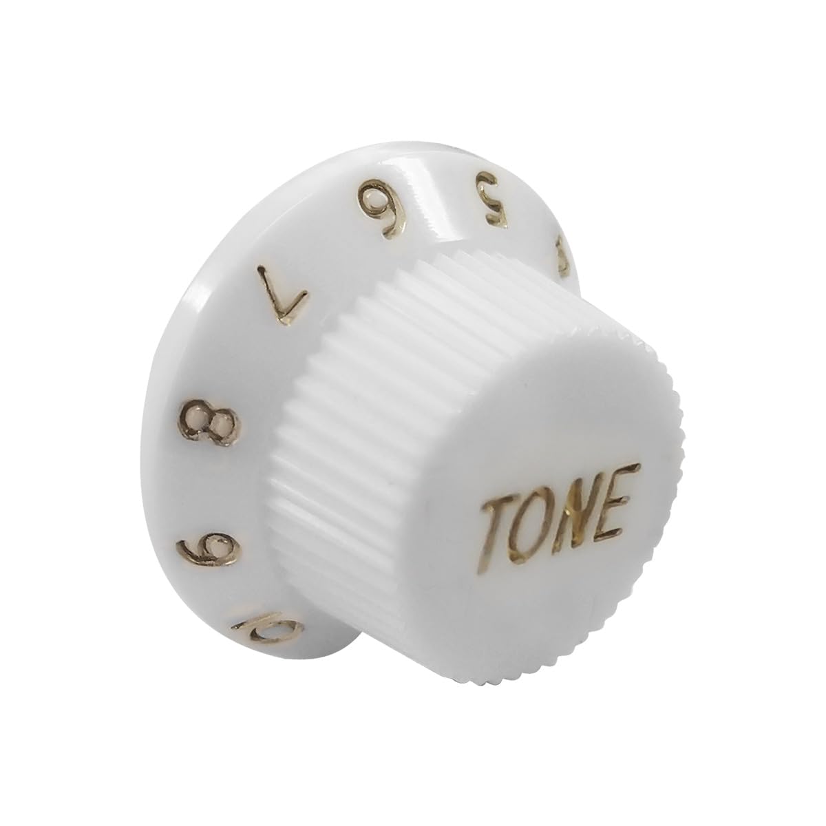 FLEOR White Plastic 52/52/52mm Single Coil Pickup Cover 2T1V Tone Volume Control Knobs Switch Tip Bar Tip Set